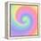 Pastel Rainbow Swirl-Art Licensing Studio-Framed Premier Image Canvas