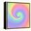 Pastel Rainbow Swirl-Art Licensing Studio-Framed Premier Image Canvas