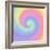 Pastel Rainbow Swirl-Art Licensing Studio-Framed Giclee Print