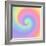 Pastel Rainbow Swirl-Art Licensing Studio-Framed Giclee Print