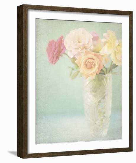 Pastel Roses-Shana Rae-Framed Giclee Print