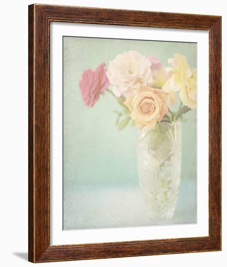 Pastel Roses-Shana Rae-Framed Giclee Print