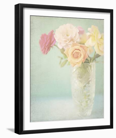 Pastel Roses-Shana Rae-Framed Giclee Print