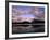 Pastel Shades of Dusk Over Mt. Rundle and Vermilion Lake, Banff National Park, Alberta, Canada-Mark Newman-Framed Photographic Print