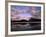 Pastel Shades of Dusk Over Mt. Rundle and Vermilion Lake, Banff National Park, Alberta, Canada-Mark Newman-Framed Photographic Print