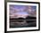 Pastel Shades of Dusk Over Mt. Rundle and Vermilion Lake, Banff National Park, Alberta, Canada-Mark Newman-Framed Photographic Print