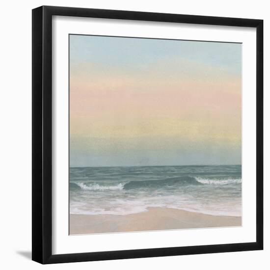 Pastel Shoreline View IV-Michael Willett-Framed Premium Giclee Print