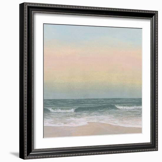 Pastel Shoreline View IV-Michael Willett-Framed Premium Giclee Print