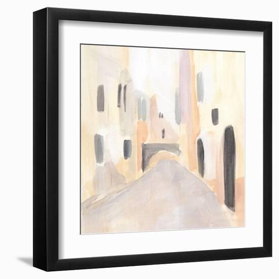 Pastel Streets I-Annie Warren-Framed Art Print