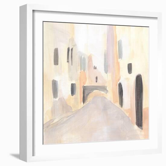 Pastel Streets I-Annie Warren-Framed Premium Giclee Print