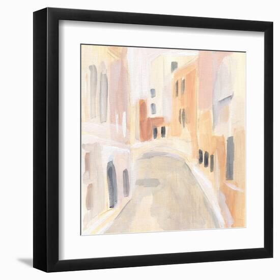 Pastel Streets II-Annie Warren-Framed Art Print