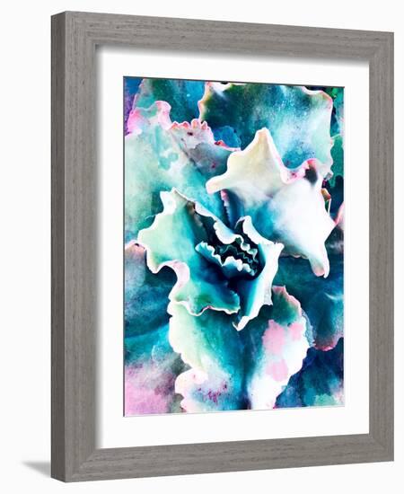 Pastel Succulent Beauty I-Irena Orlov-Framed Photographic Print