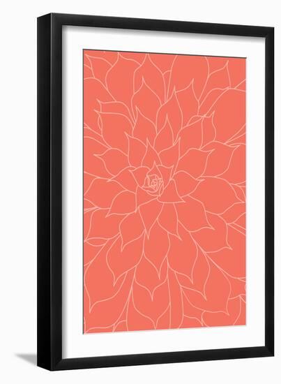 Pastel Succulents 13-Urban Epiphany-Framed Art Print