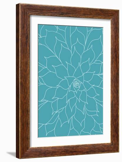 Pastel Succulents 14-Urban Epiphany-Framed Art Print