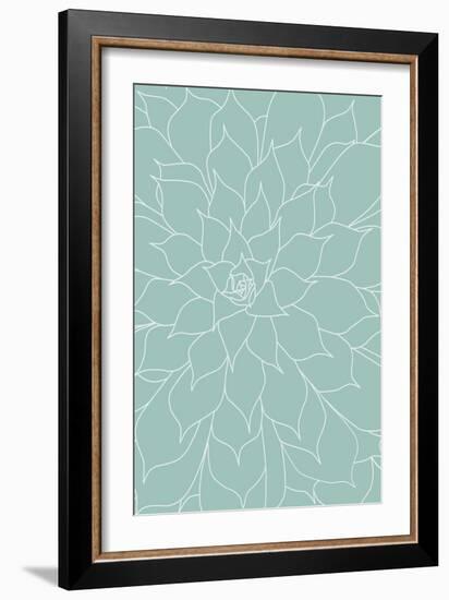 Pastel Succulents 15-Urban Epiphany-Framed Art Print