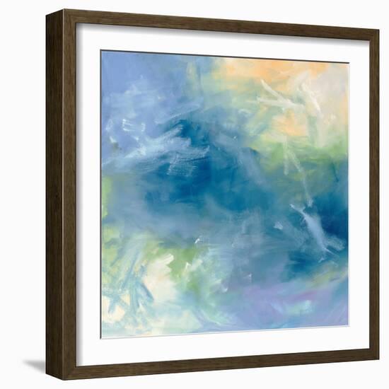 Pastel Sundance II-Teodora Guererra-Framed Art Print