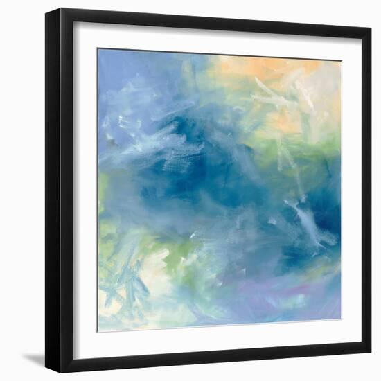 Pastel Sundance II-Teodora Guererra-Framed Art Print