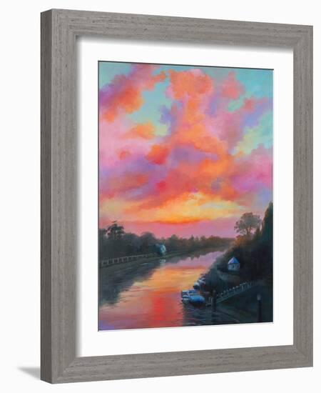 Pastel Surise, 2017-Lee Campbell-Framed Giclee Print