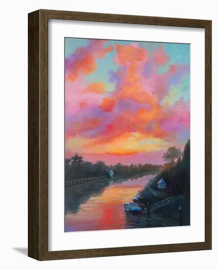 Pastel Surise, 2017-Lee Campbell-Framed Giclee Print