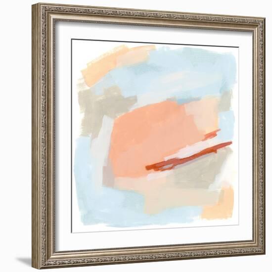 Pastel Swipe II-June Vess-Framed Premium Giclee Print