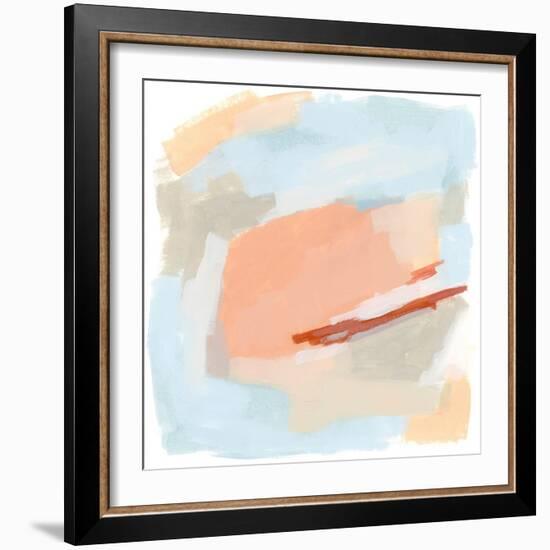 Pastel Swipe II-June Vess-Framed Premium Giclee Print