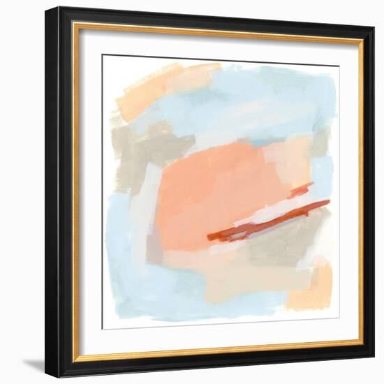 Pastel Swipe II-June Vess-Framed Premium Giclee Print