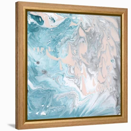 Pastel Swirl I-J. Holland-Framed Stretched Canvas