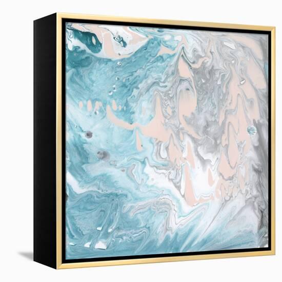 Pastel Swirl I-J. Holland-Framed Stretched Canvas