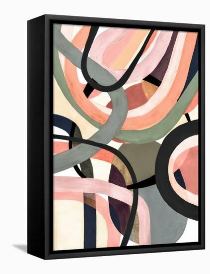 Pastel Tangle I-Nikki Galapon-Framed Stretched Canvas