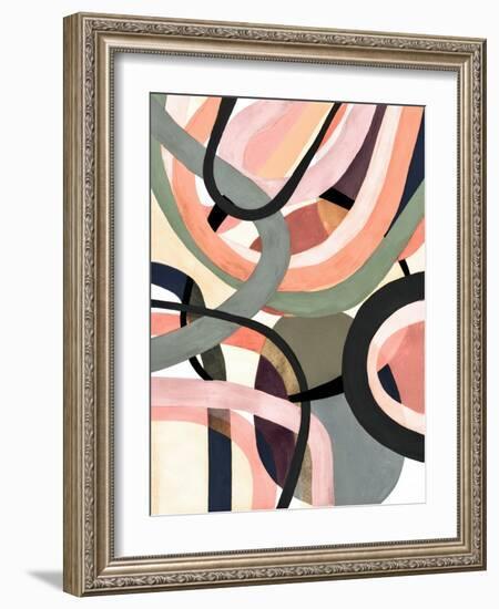 Pastel Tangle I-Nikki Galapon-Framed Art Print