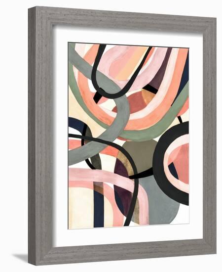 Pastel Tangle I-Nikki Galapon-Framed Art Print