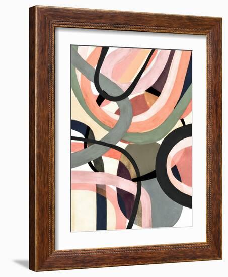 Pastel Tangle I-Nikki Galapon-Framed Art Print