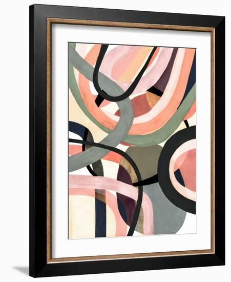 Pastel Tangle I-Nikki Galapon-Framed Art Print