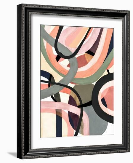 Pastel Tangle I-Nikki Galapon-Framed Art Print