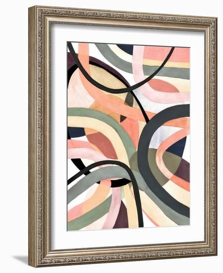 Pastel Tangle II-Nikki Galapon-Framed Art Print