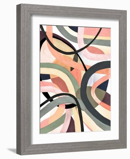 Pastel Tangle II-Nikki Galapon-Framed Art Print