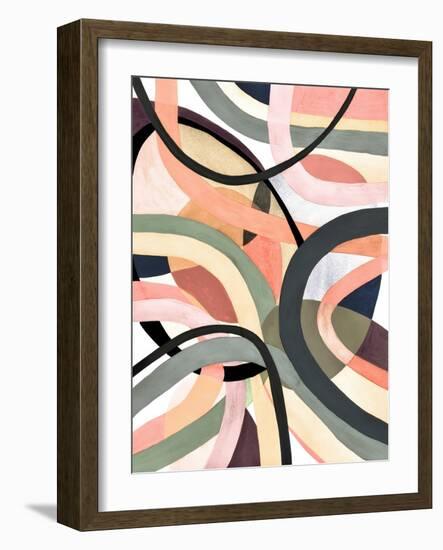 Pastel Tangle II-Nikki Galapon-Framed Art Print