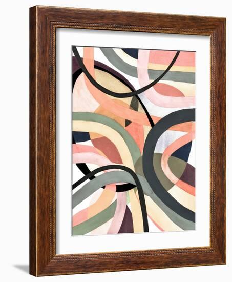 Pastel Tangle II-Nikki Galapon-Framed Art Print