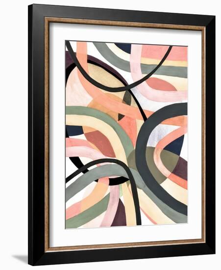 Pastel Tangle II-Nikki Galapon-Framed Art Print