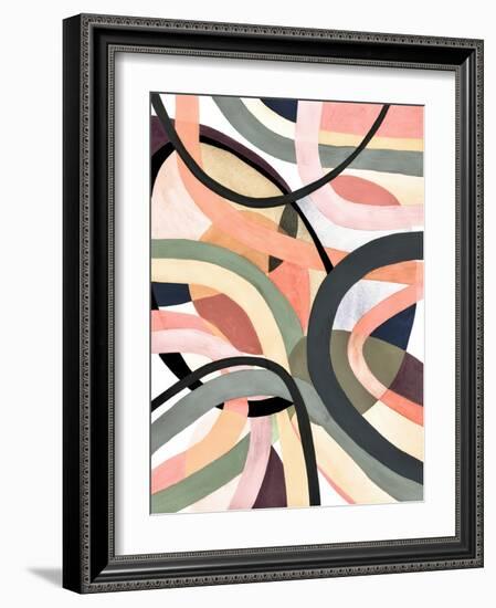 Pastel Tangle II-Nikki Galapon-Framed Art Print