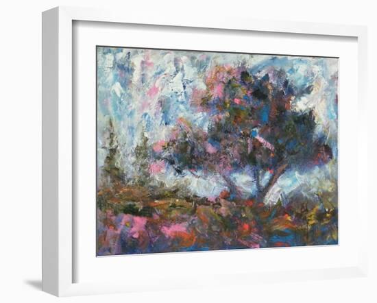 Pastel Tree II-Joseph Marshal Foster-Framed Art Print