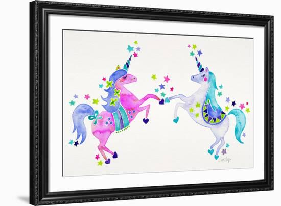 Pastel Unicorns-Cat Coquillette-Framed Giclee Print