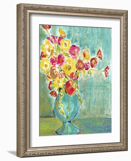 Pastel Vase I-Julia Minasian-Framed Art Print