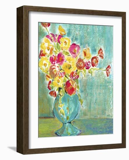 Pastel Vase I-Julia Minasian-Framed Art Print