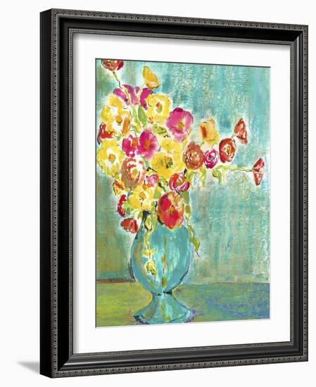 Pastel Vase I-Julia Minasian-Framed Art Print