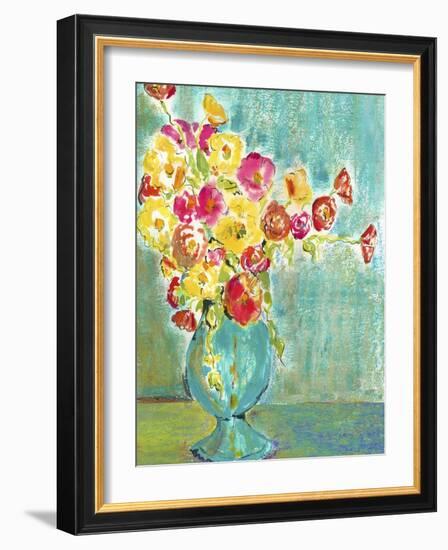 Pastel Vase I-Julia Minasian-Framed Art Print