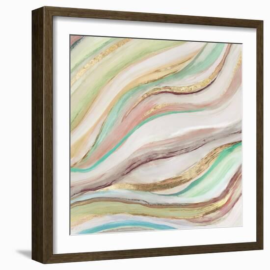 Pastel Waves II-Tom Reeves-Framed Art Print