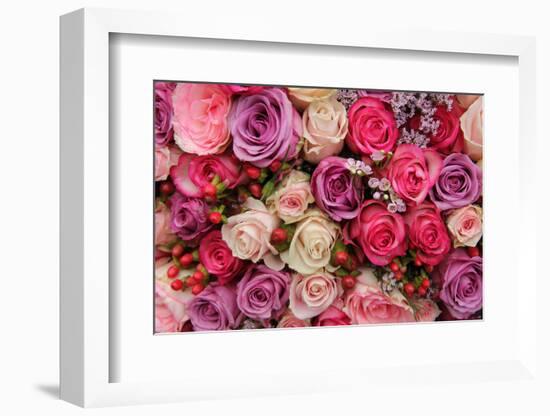 Pastel Wedding Flowers-Studio Porto Sabbia-Framed Photographic Print