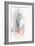 Pastel Woman I-Isabelle Z-Framed Premium Giclee Print