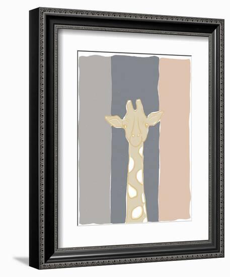 Pastel Zoo II-Rob Delamater-Framed Art Print